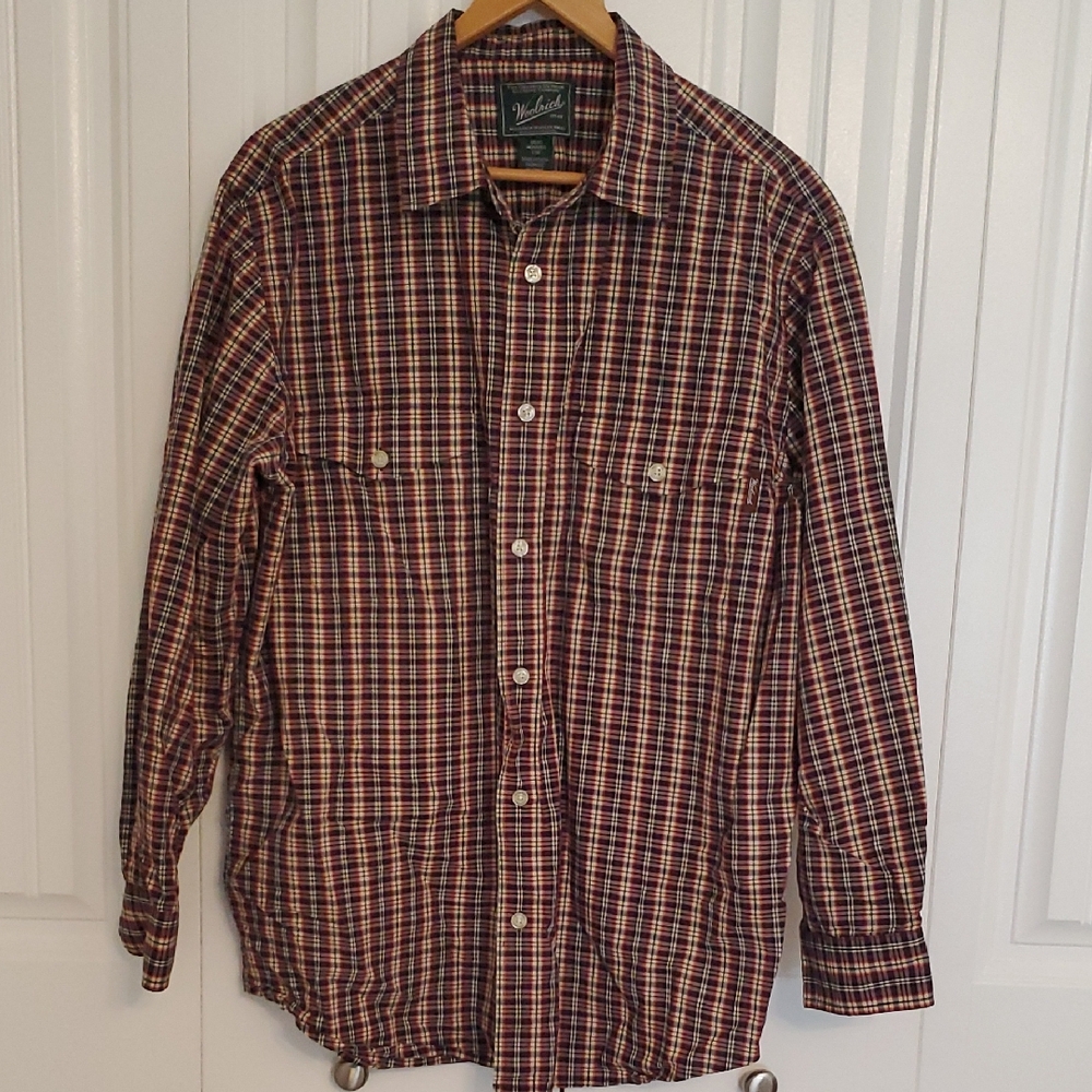 Woolrich Red and Blue Checkered Shirt